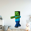 Naklejka 3D Minecraft przygoda idzie dla dzieci rozmiar 60 cm na 90 cm