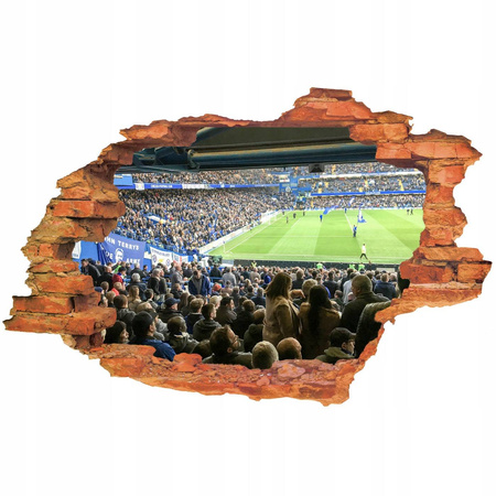 Naklejka na ścianę 3D Chelsea FC dzień meczowy  90 cm na 60 cm