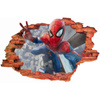 Naklejka na ścianę 3D Spider Man pozdrawia znajomych 90 cm na 60 cm