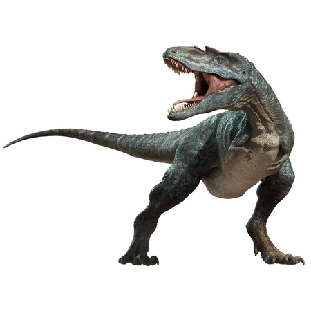 Naklejka na ścianę DINOZAUR ciemnoszary tyranozaurus 90 cm na 60 cm