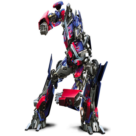 Naklejka na ścianę Transformers Optimus przed atakiem 90 cm na 60 cm 